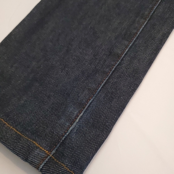 Armani Exchange Dark Blue/ Straight Leg Denim Women's Size 4 - Picture 9 of 12